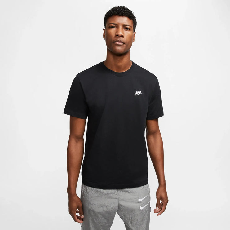 Nike Club Crew Neck T-Shirt Black