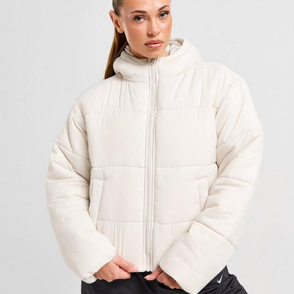 Nike Classic Women's Hooded Puffer Jacket Cream
