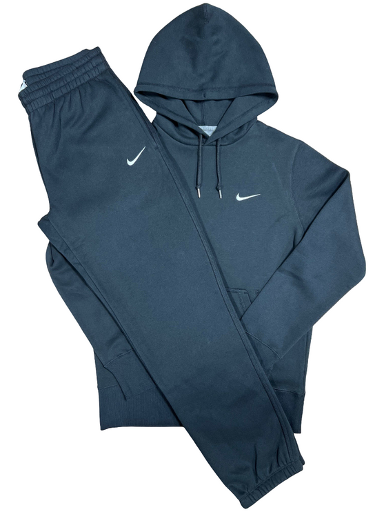 Nike Club Men's Hooded Tracksuit Black