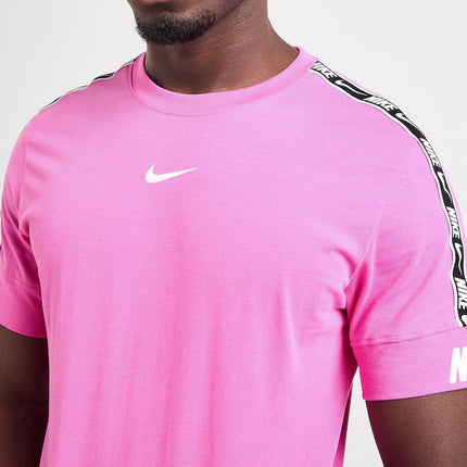 Nike Repeat Tape Short & T-Shirt Set Pink