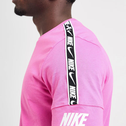 Nike Repeat Tape Short & T-Shirt Set Pink