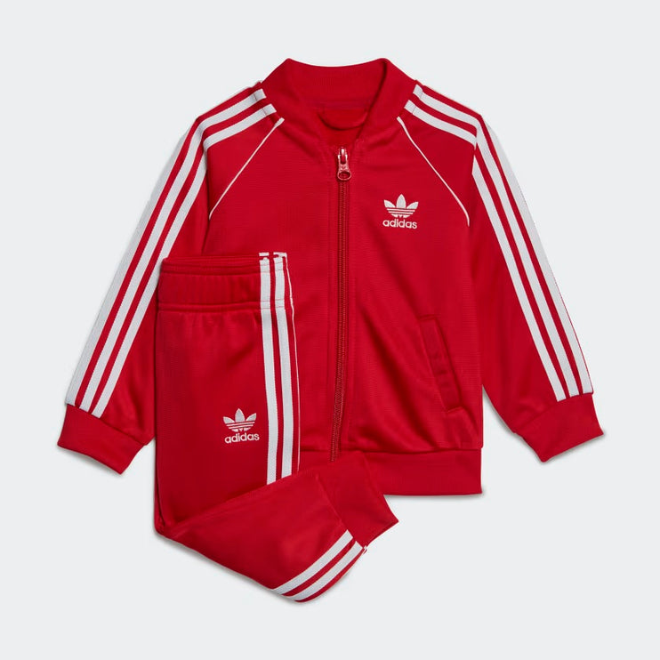 Adidas Adicolor Boys SST Tracksuit Red