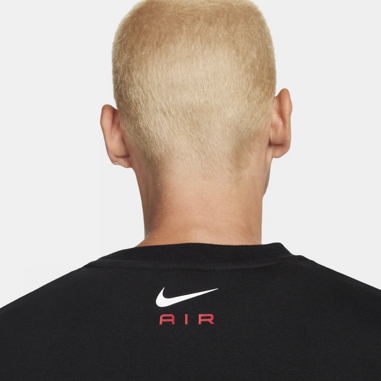 Nike Air Swoosh Fleece Sweatshirt Black/Red