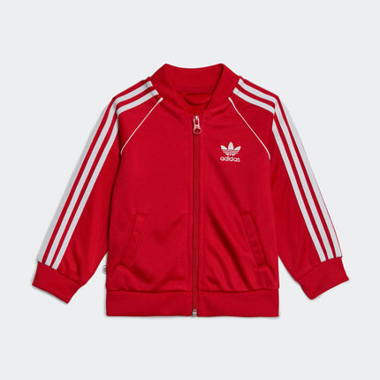 Adidas Adicolor Boys SST Tracksuit Red <br> REDUCED FROM £54.99 NOW ONLY £29.95