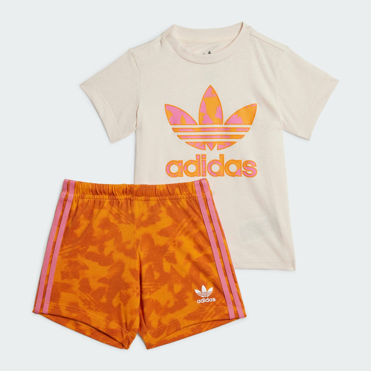 Adidas Originals Girls All Over Print Short Set