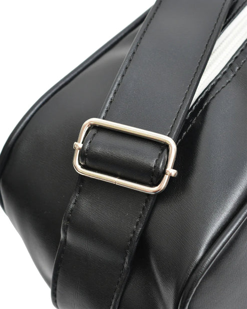 Lambretta Classic Retro Shoulder Bag Black/White