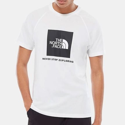 The North Face Raglan Redbox White T-Shirt