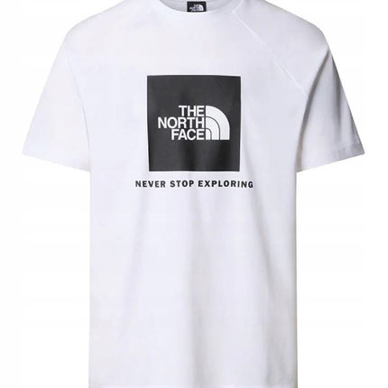 The North Face Raglan Redbox White T-Shirt