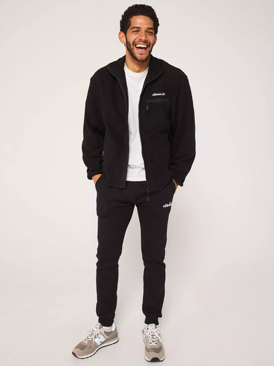 Ellesse Maseben Full Zip Fleece Jacket Black