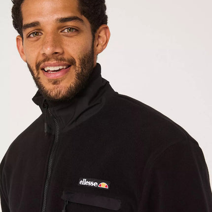 Ellesse Maseben Full Zip Fleece Jacket Black