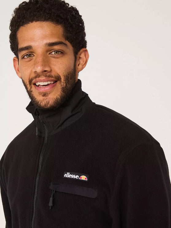 Ellesse Maseben Full Zip Fleece Jacket Black