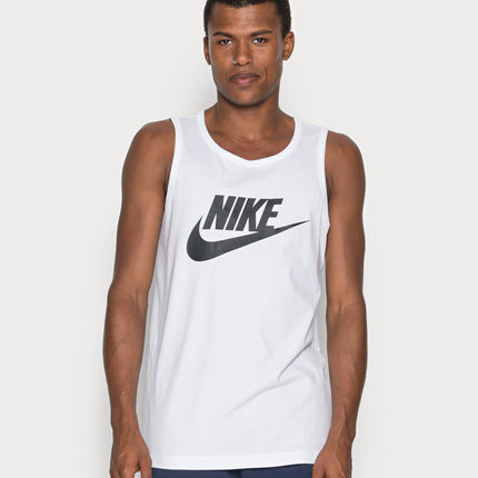 Nike Men's Swoosh Big Logo Vest/Tank Top White