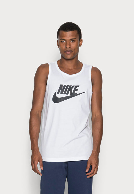 Nike Men's Swoosh Big Logo Vest/Tank Top White
