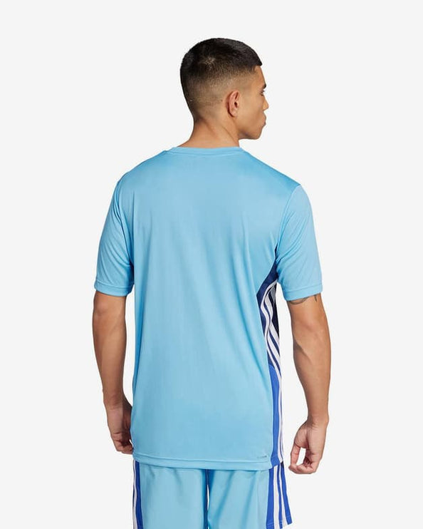 Adidas Essentials Seasonal Colourblock T-Shirt Blue