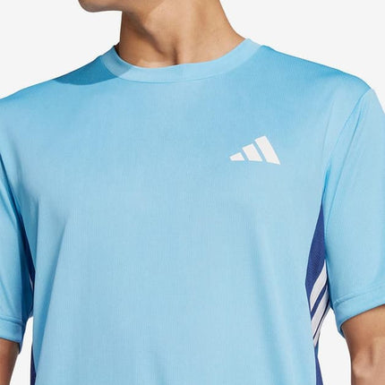 Adidas Essentials Seasonal Colourblock T-Shirt Blue