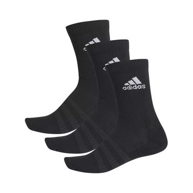Adidas Cushion Crew Socks Black 3 Pack