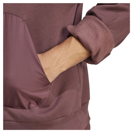 Adidas Fleece Hoodie Dark Burgundy