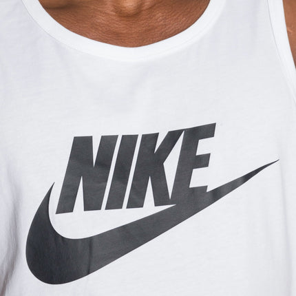 Nike Men's Swoosh Big Logo Vest/Tank Top White