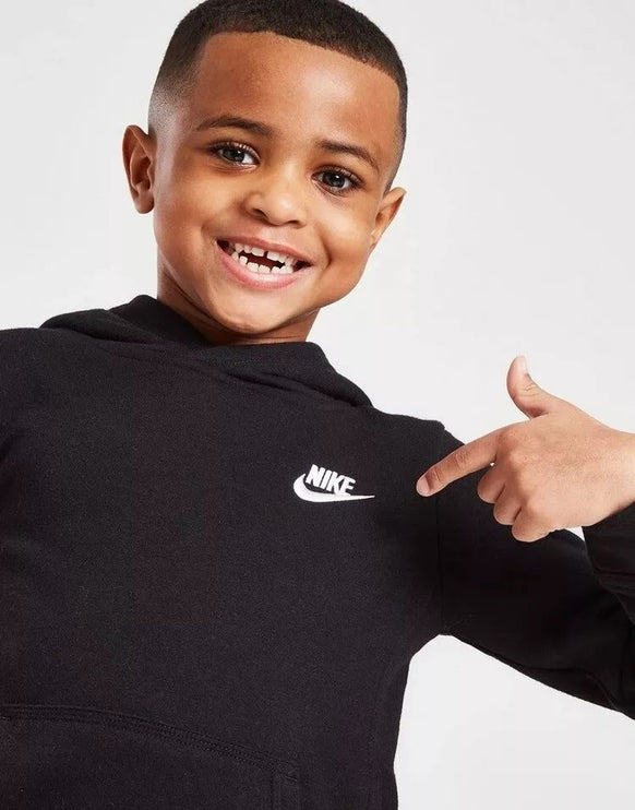 Nike Overhead Kids Black Hoodie