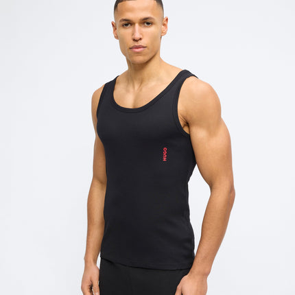 HUGO Ribbed Tank Top/Vest 3 Pack