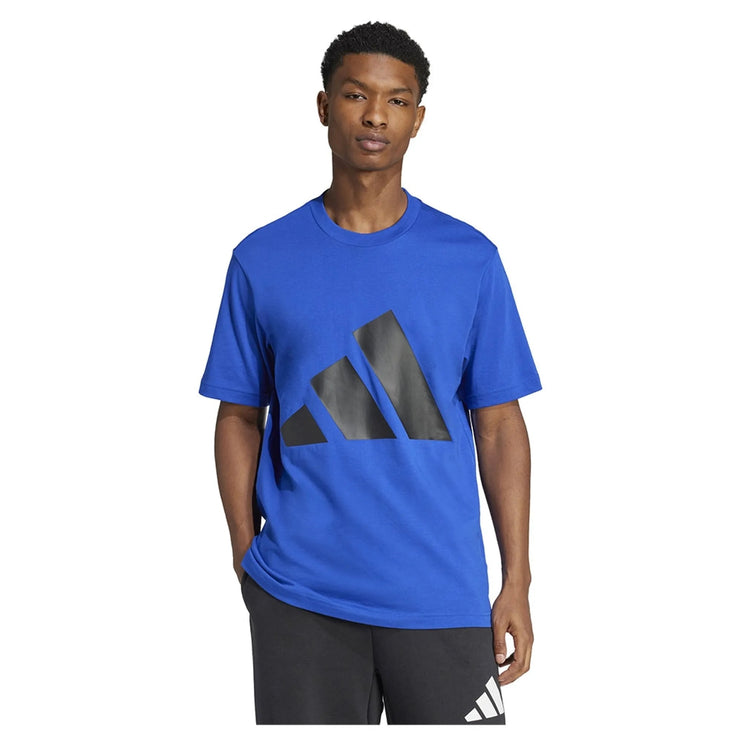 Adidas Ess Big Logo T-Shirt Blue