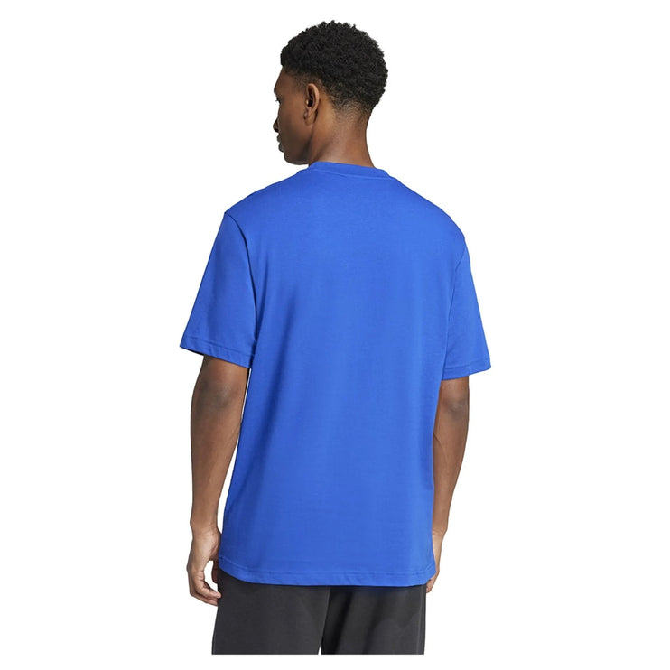 Adidas Ess Big Logo T-Shirt Blue