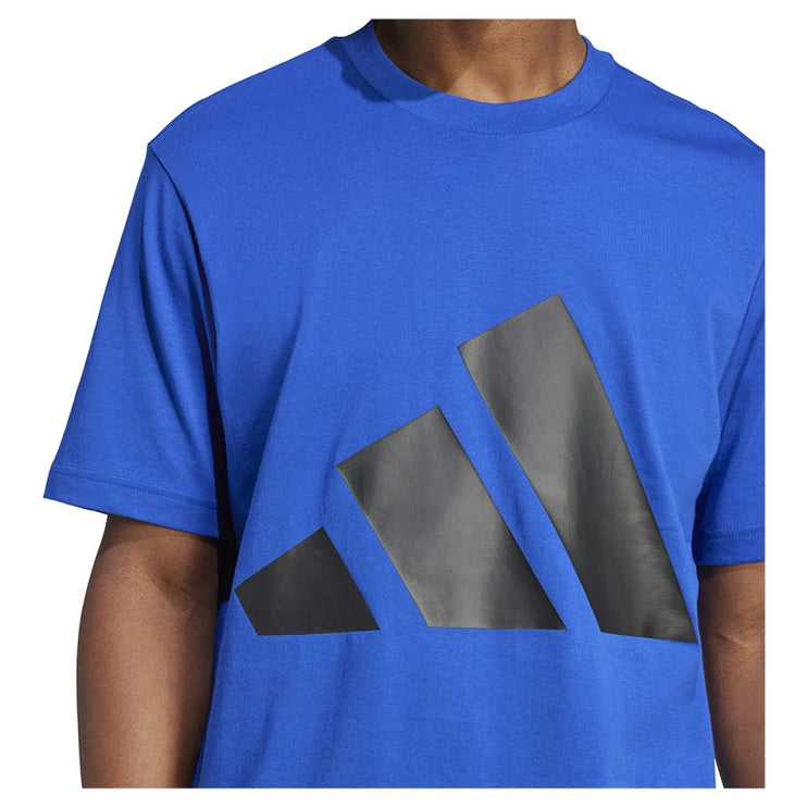 Adidas Ess Big Logo T-Shirt Blue