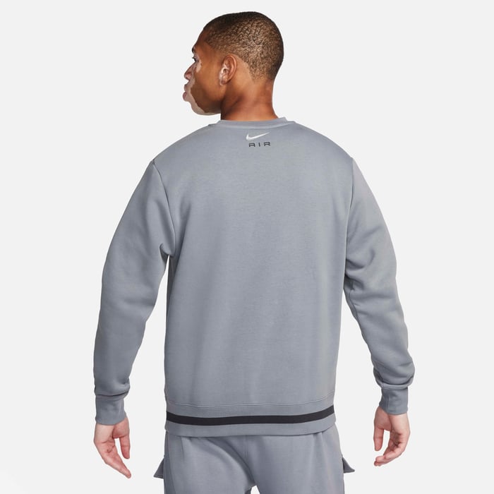 Nike Air Swoosh Fleece Sweatshirt  Grey