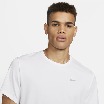 Nike Miler Dri Fit T-Shirt White