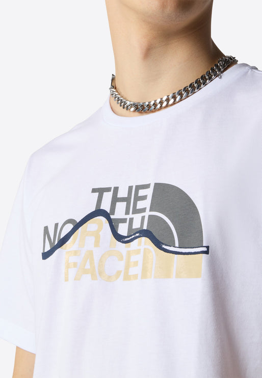 The North Face Mountain Line White T-Shirt
