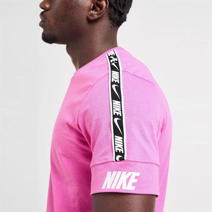 Men's Nike Repeat Logo T-Shirt  Pink