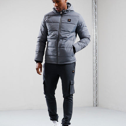 Ellesse Agaric Padded Hooded Jacket Grey