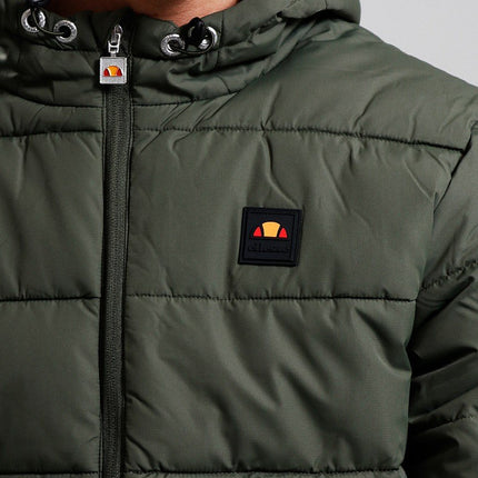 Ellesse Agaric Padded Hooded Jacket Khaki