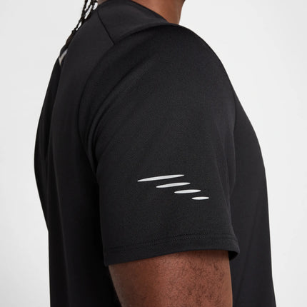 Nike Miler Flash Running T-Shirt Black