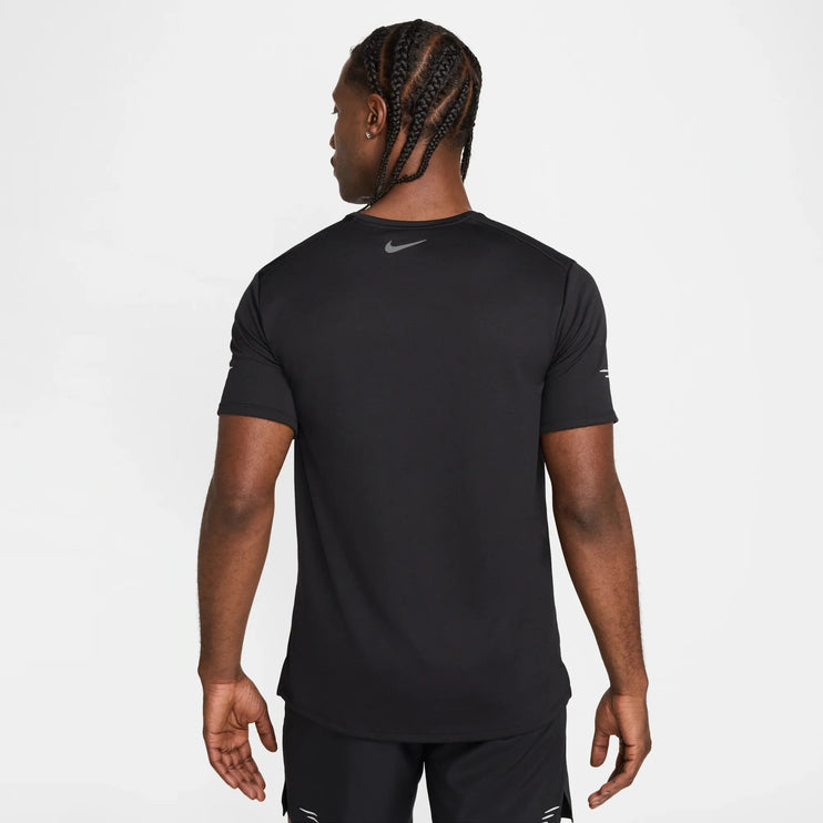 Nike Miler Flash Running T-Shirt Black