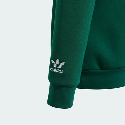 Adidas Originals NY Fleece Hoodie Youth Overhead Green Hoodie
