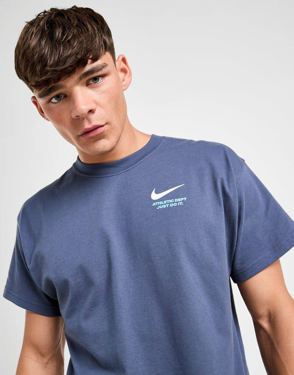 Nike Athletic T-Shirt and Short Set Thunder Blue