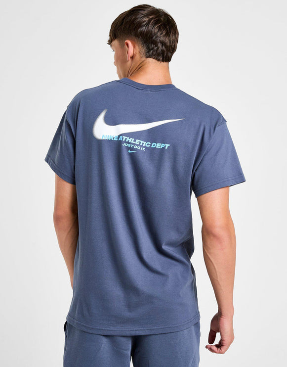 Nike Athletic T-Shirt and Short Set Thunder Blue