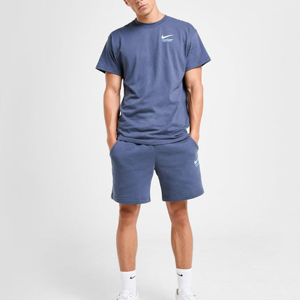 Nike Athletic T-Shirt and Short Set Thunder Blue