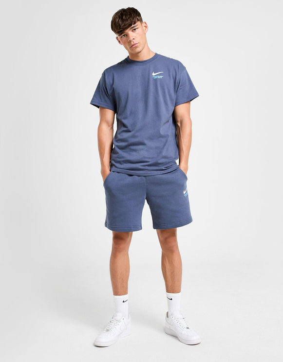 Nike Athletic T-Shirt and Short Set Thunder Blue