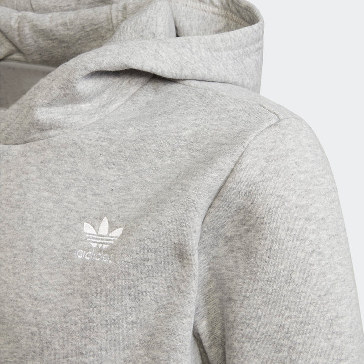 Adidas Kids Fleece Adicolor Hoodie Grey