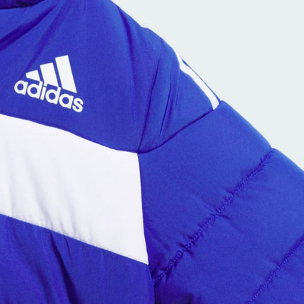 Adidas Boys Hooded Jacket Blue