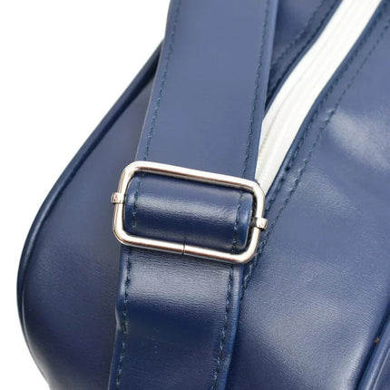 Lambretta Classic Retro Shoulder Bag Navy/White