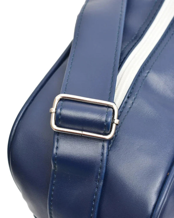 Lambretta Classic Retro Shoulder Bag Navy/White