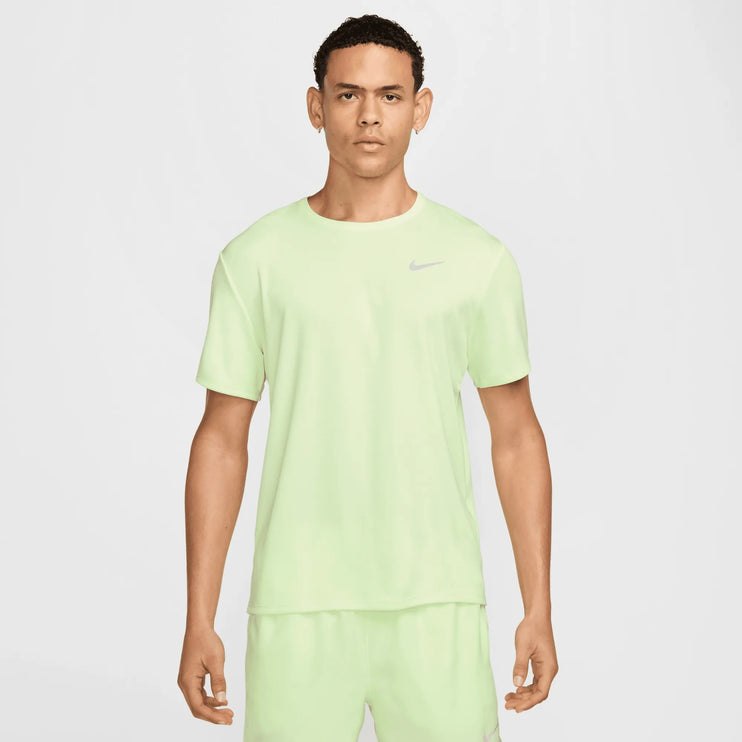 Nike Miler Dri Fit T-Shirt Bright Lime