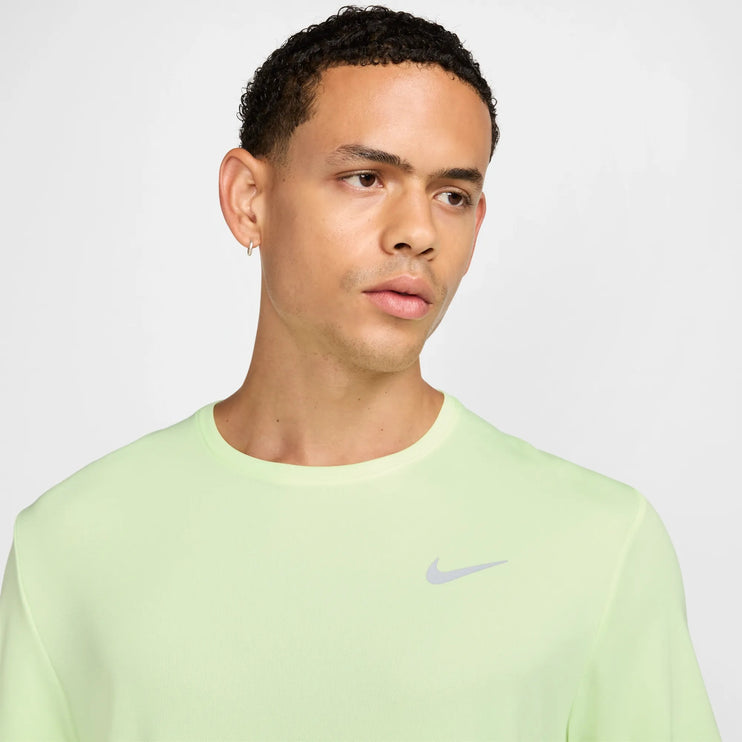 Nike Miler Dri Fit T-Shirt Bright Lime