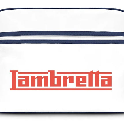 Lambretta Classic Retro Shoulder Bag Navy/White
