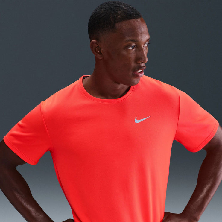Nike Miler Dri Fit T-Shirt Bright Orange