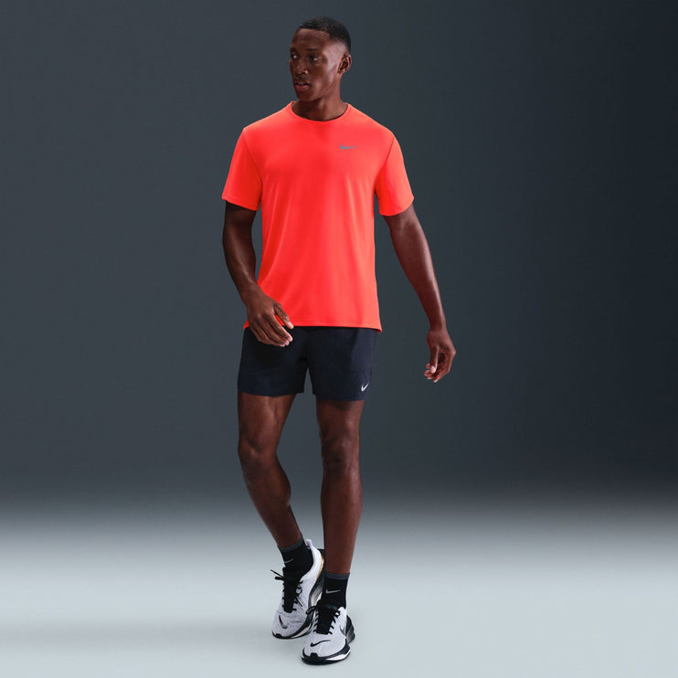 Nike Miler Dri Fit T-Shirt Bright Orange