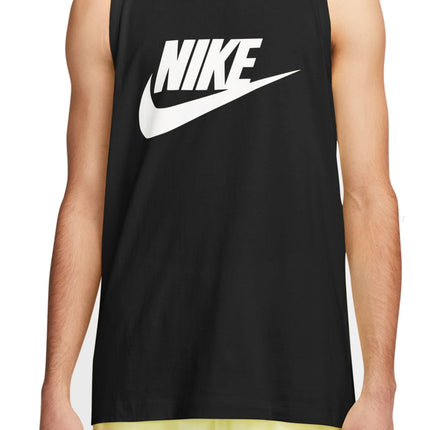 Nike Men's Swoosh Big Logo Vest/Tank Top Black
